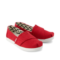 Alpargata Classic Kids Shoe Red Heritage Canvas