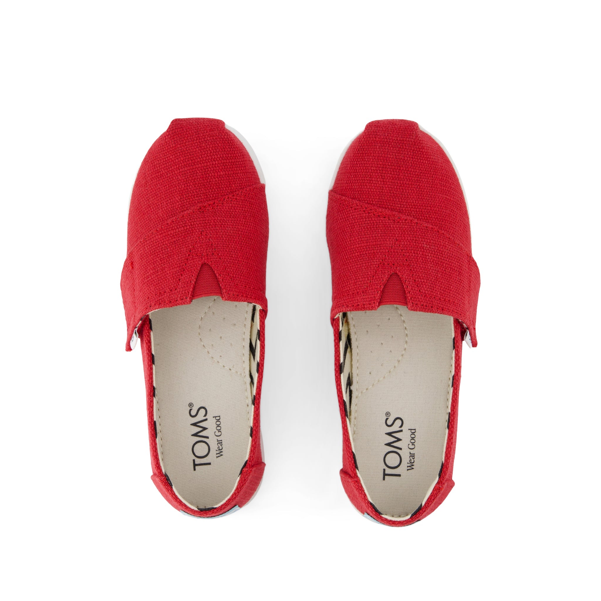 Alpargata Classic Kids Shoe Red Heritage Canvas