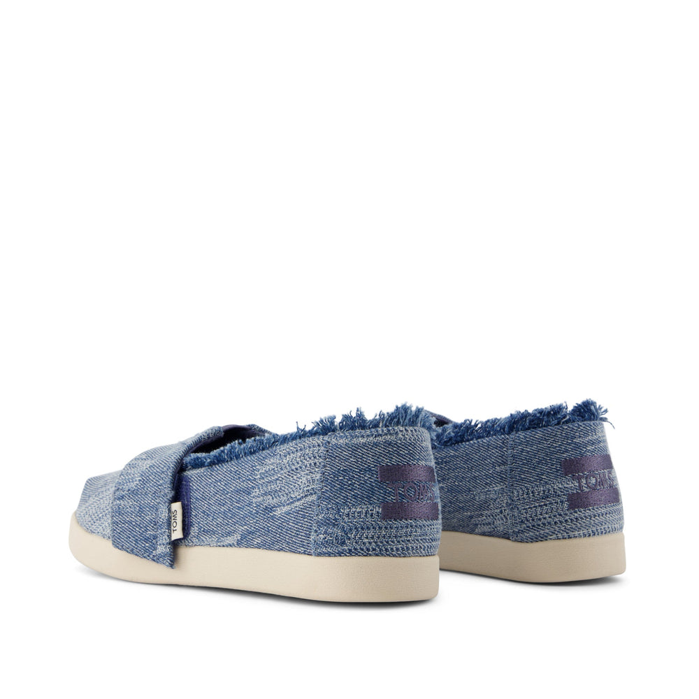 Alpargata Classic Kids Shoe Dark Sky Textured Denim