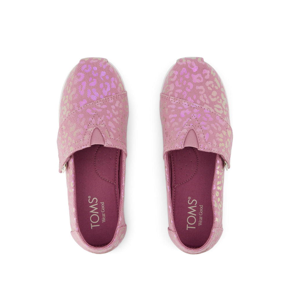 Alpargata Classic Kids Shoe Cosmic Pink Iridescent Leopard