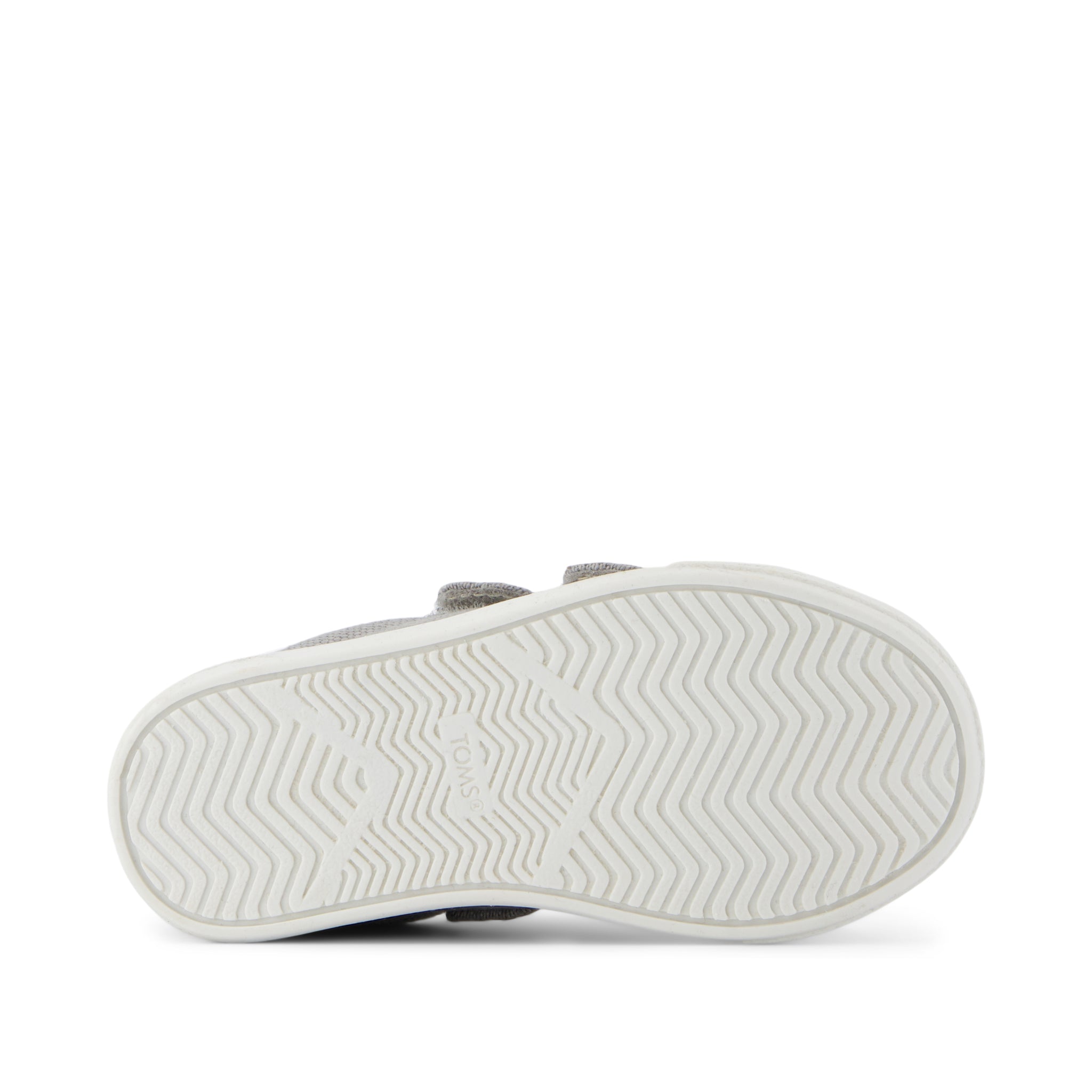 Cruz Double Strap Drizzle Grey Heritage Canvas Toddler Sneaker