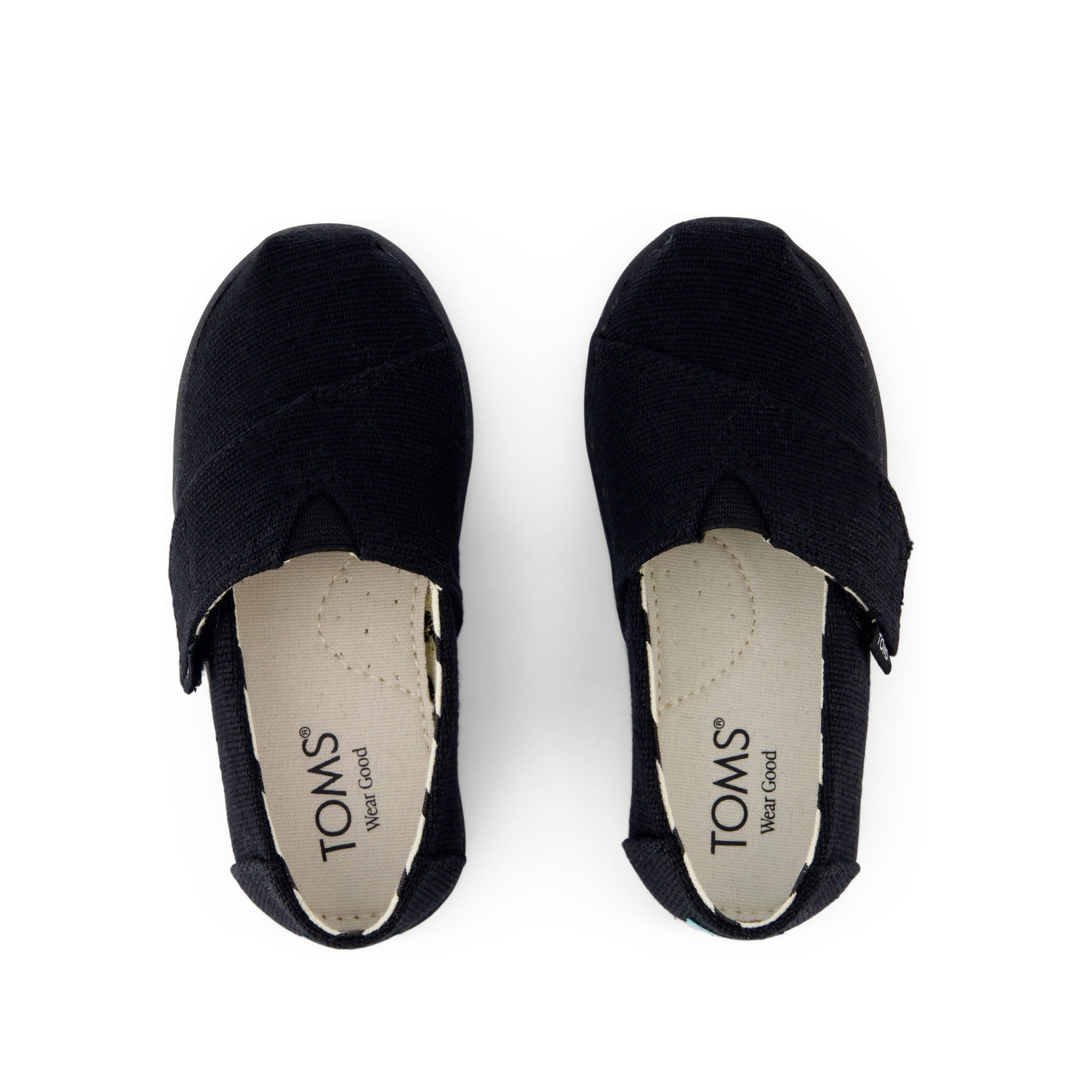 Alpargata Classic Black and Black Heritage Canvas Toddler Shoe