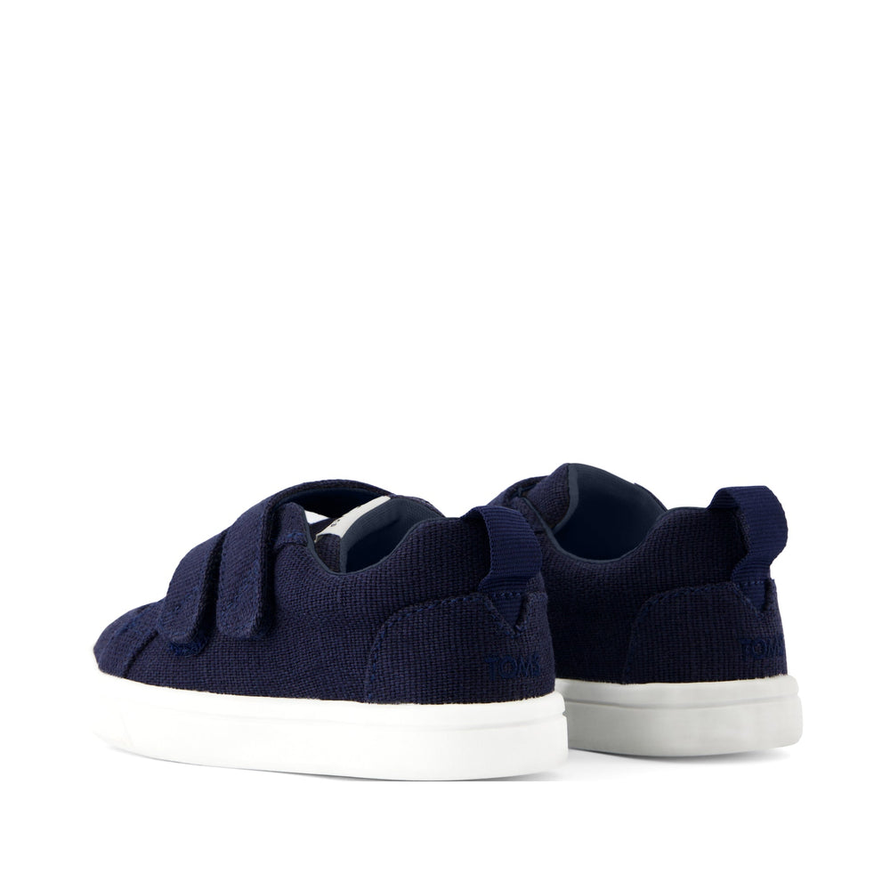 Cruz Double Strap Navy Heritage Canvas Toddler Sneaker