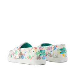 Alpargata Classic Toddler Shoe Marshmallow White Sketchbook Print