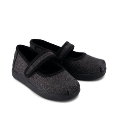 Nora Mary Jane Black Iridescent Glimmer Toddler Shoe