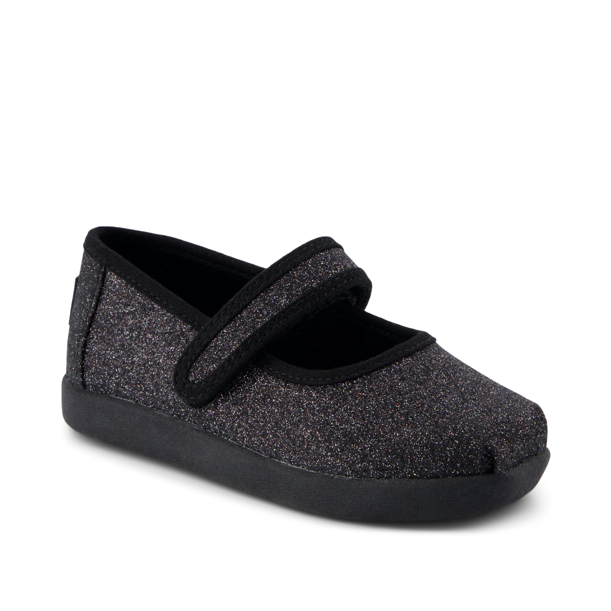 Nora Mary Jane Black Iridescent Glimmer Toddler Shoe