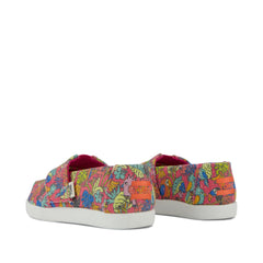 Alpargata Classic Toddler Shoe Fuchsia Birds of Paradise Print