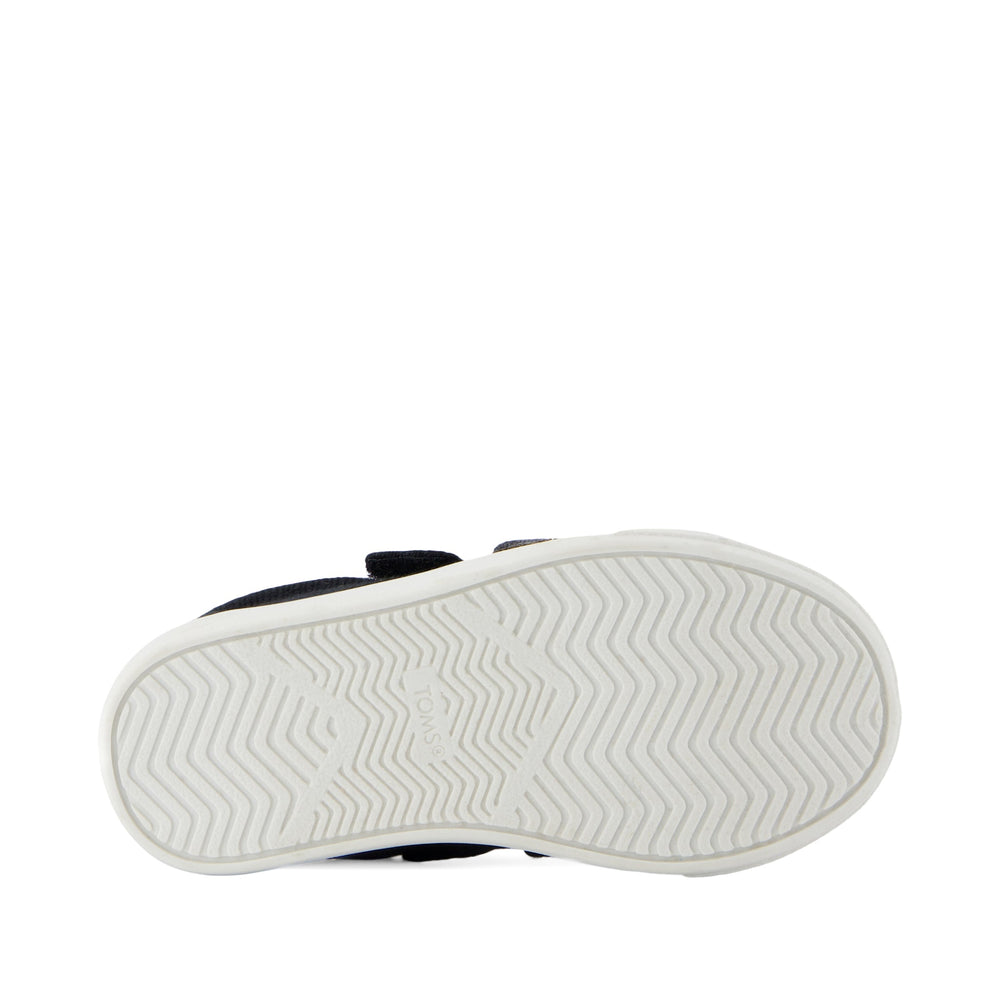 Cruz Double Strap Black Heritage Canvas Toddler Sneaker