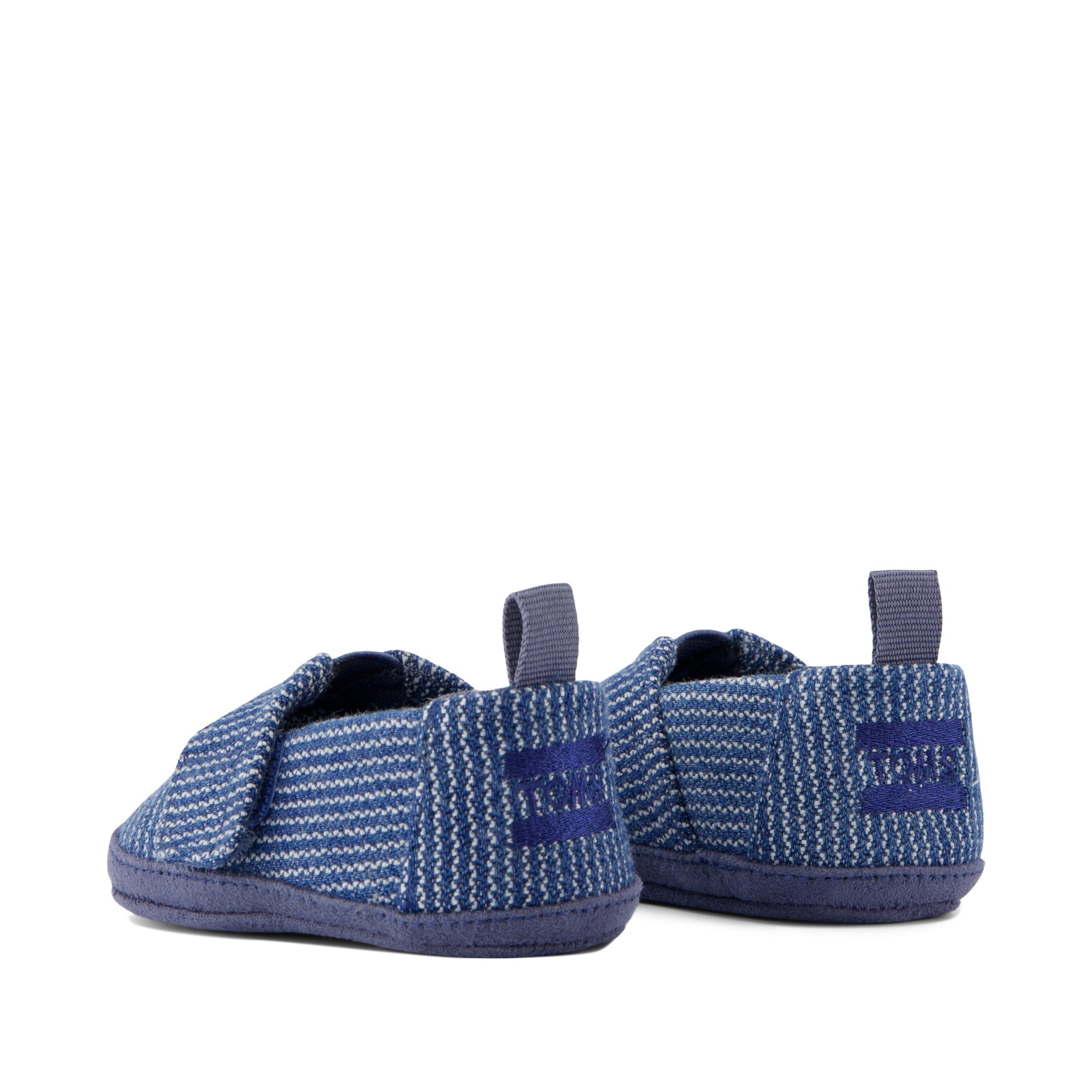 Layette Alpargata Dark Sky Subtle Stripes Toddler Crib Shoe