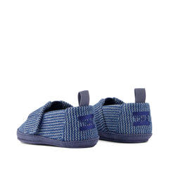 Layette Alpargata Dark Sky Subtle Stripes Toddler Crib Shoe