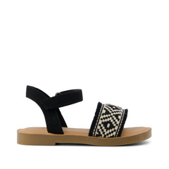 Remi Ankle Strap Toddler Sandal Black Diamond Global Strap