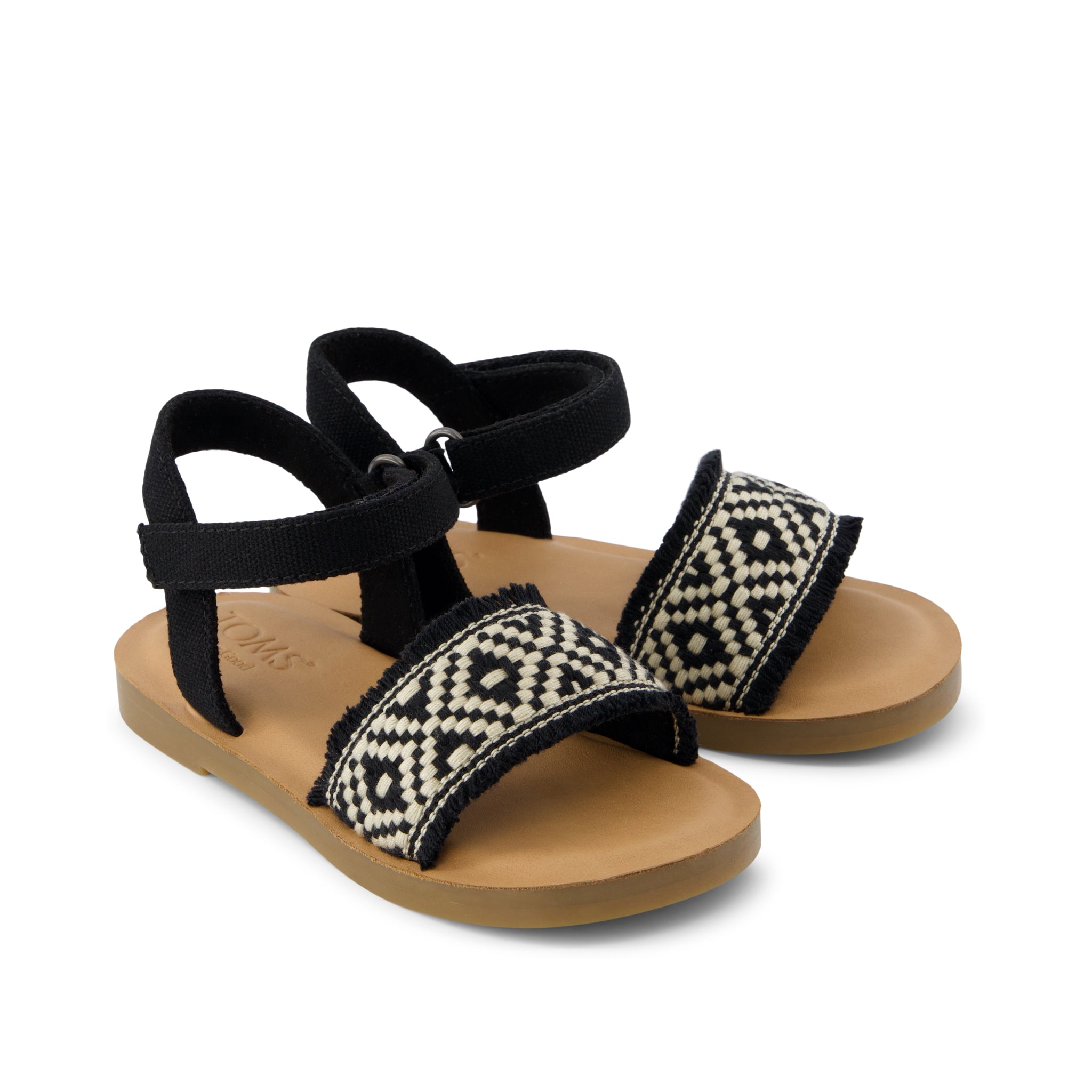 Remi Ankle Strap Toddler Sandal Black Diamond Global Strap