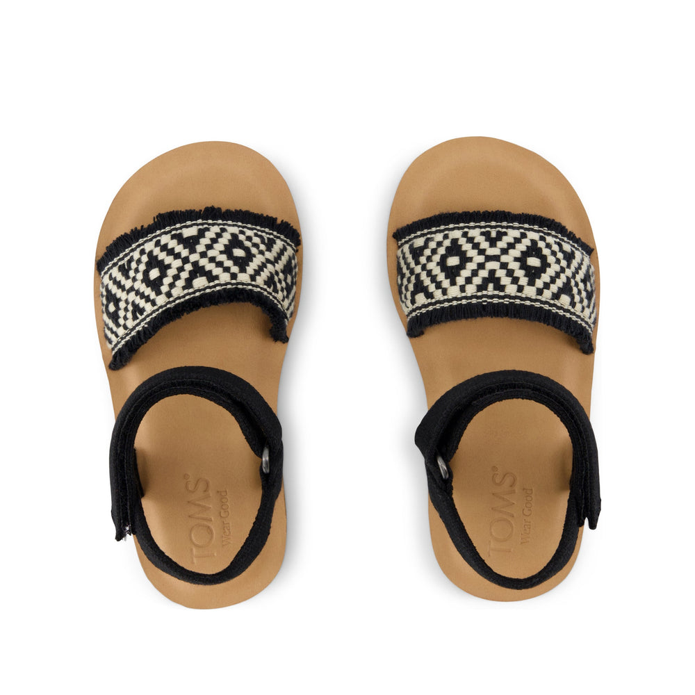 Remi Ankle Strap Toddler Sandal Black Diamond Global Strap