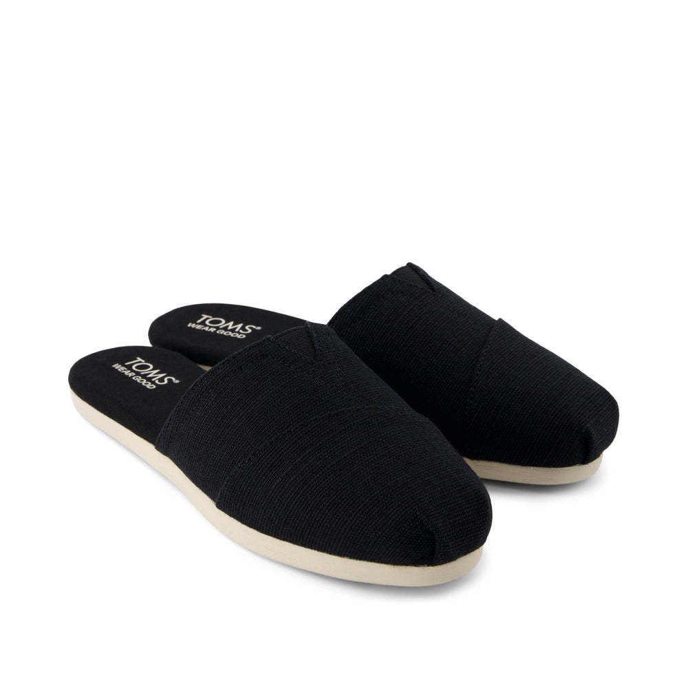 Alpargata Mule Black Heritage Canvas