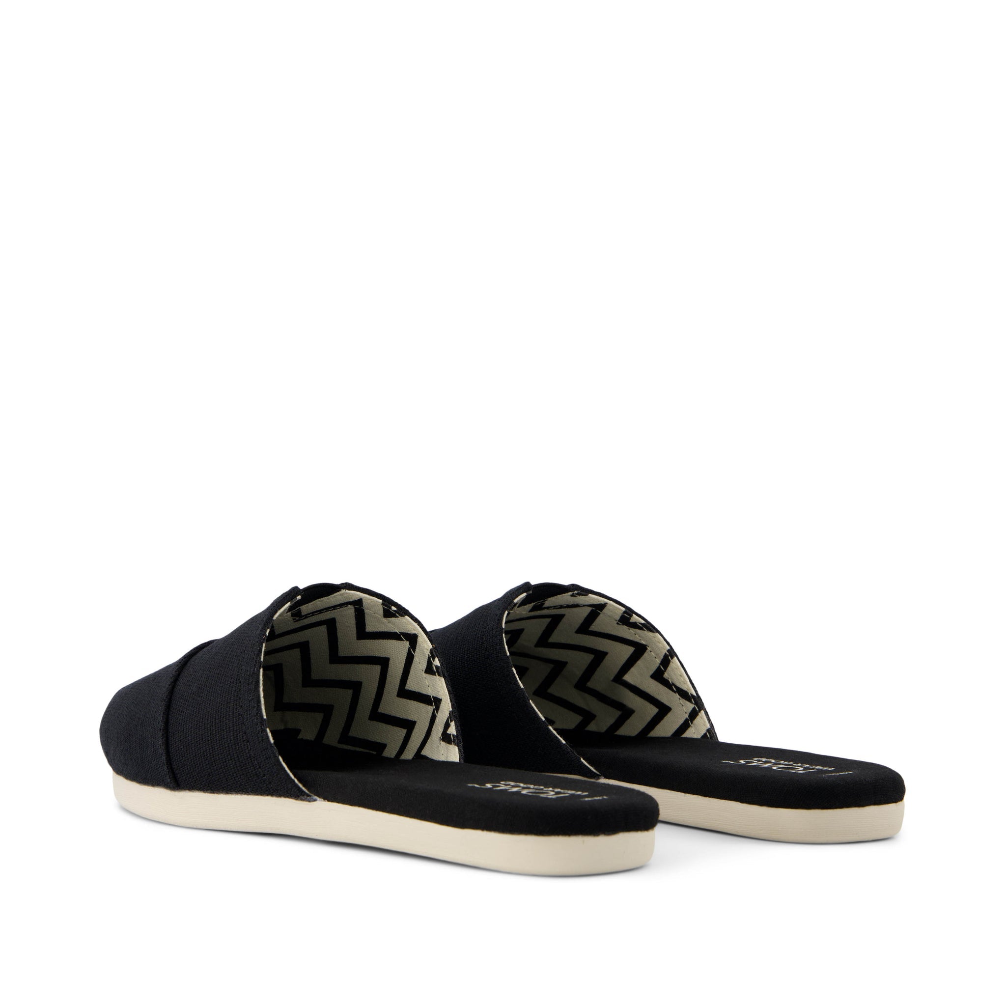 Alpargata Mule Black Heritage Canvas
