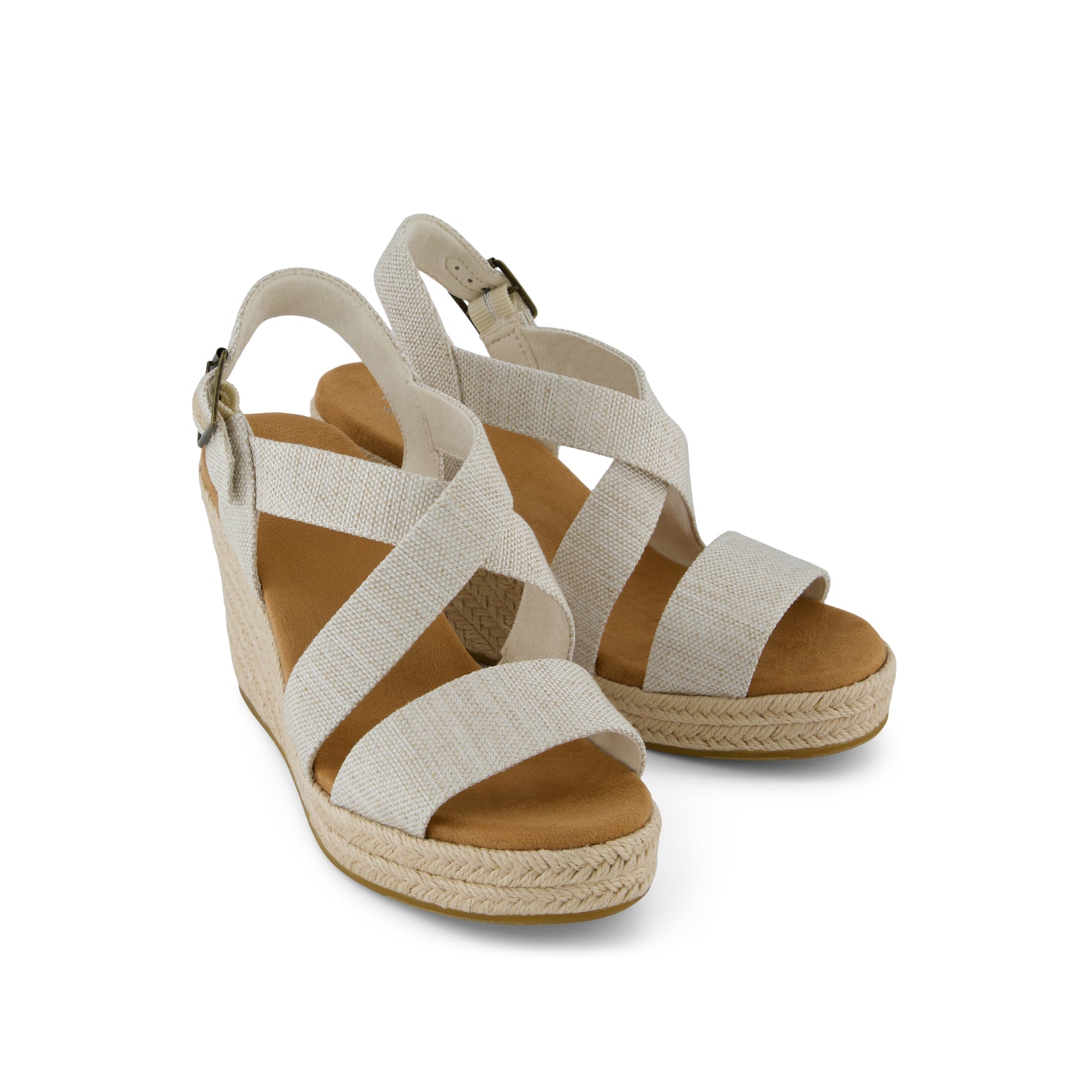 Alondra Wedge Sandal Natural Yarn Dye