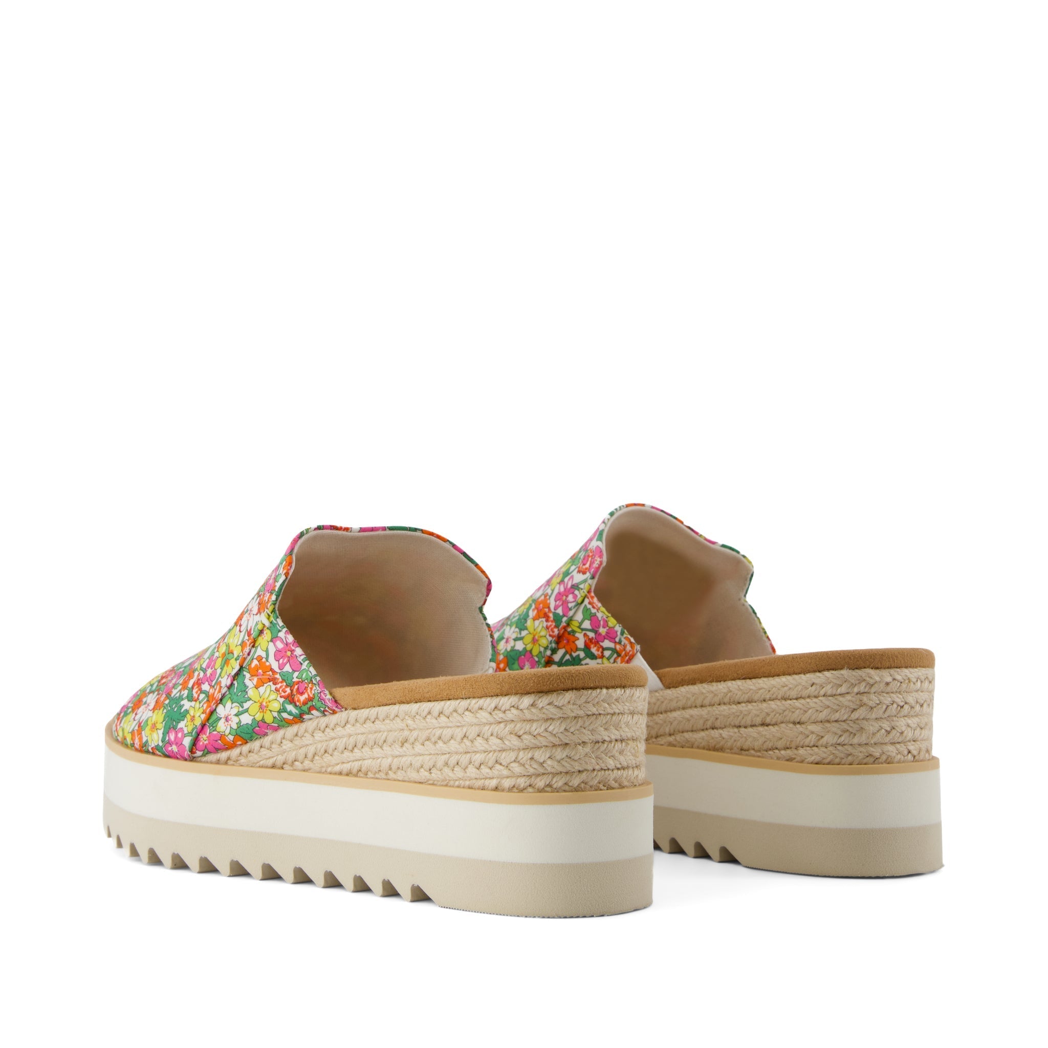 Diana Mule Roses Liberty Print Wedge Sandal