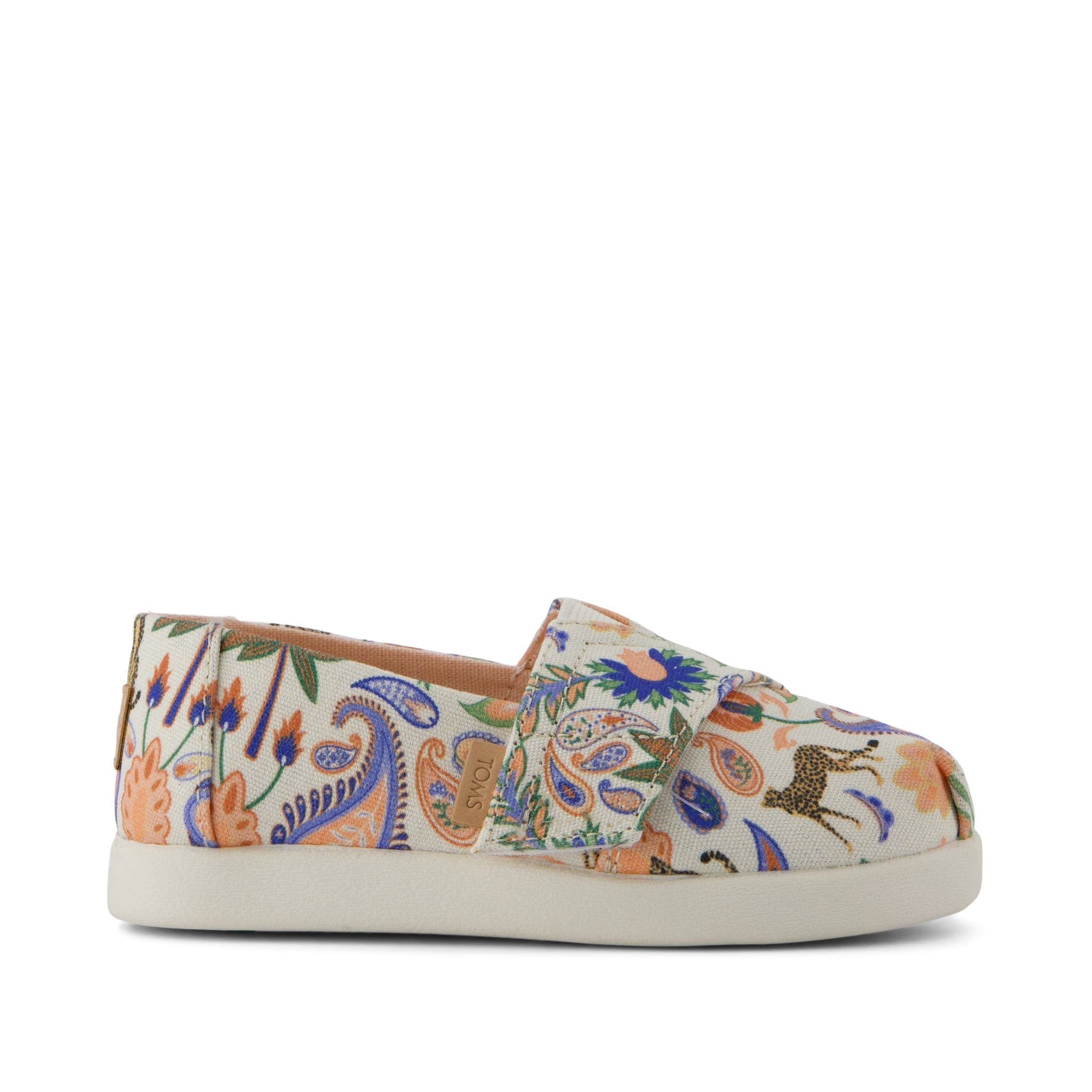 Alpargata Classic Toddler Shoe Egret Cheetah Paisley Print