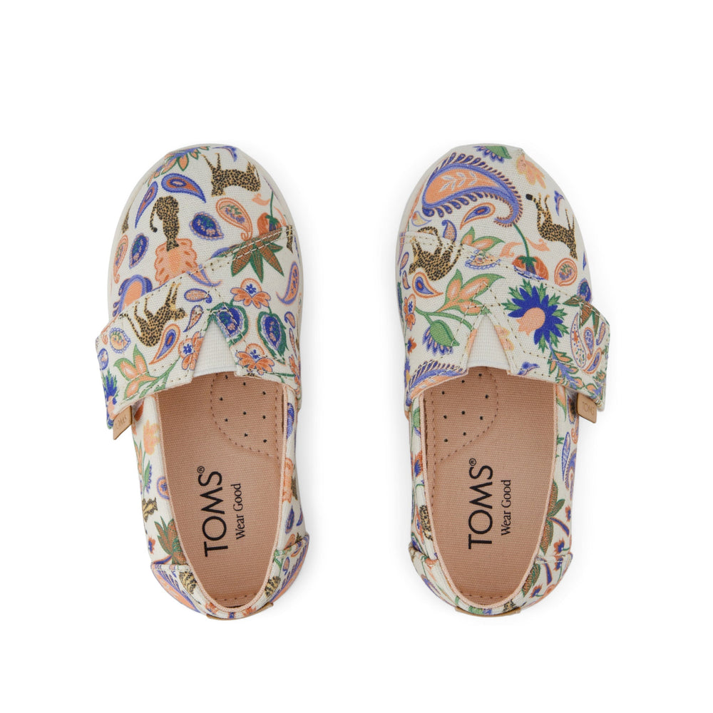 Alpargata Classic Toddler Shoe Egret Cheetah Paisley Print