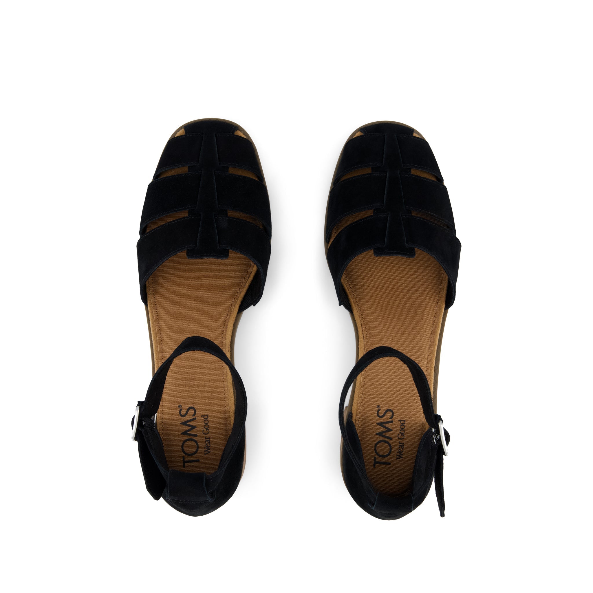 Jaclyn Fisherman Heel Black Kid Suede