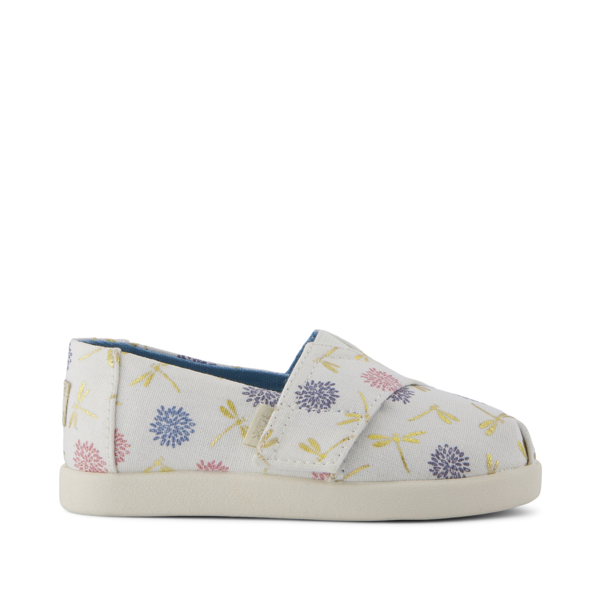 Alpargata Classic Toddler Shoe Egret Dragonflies Printed Canvas