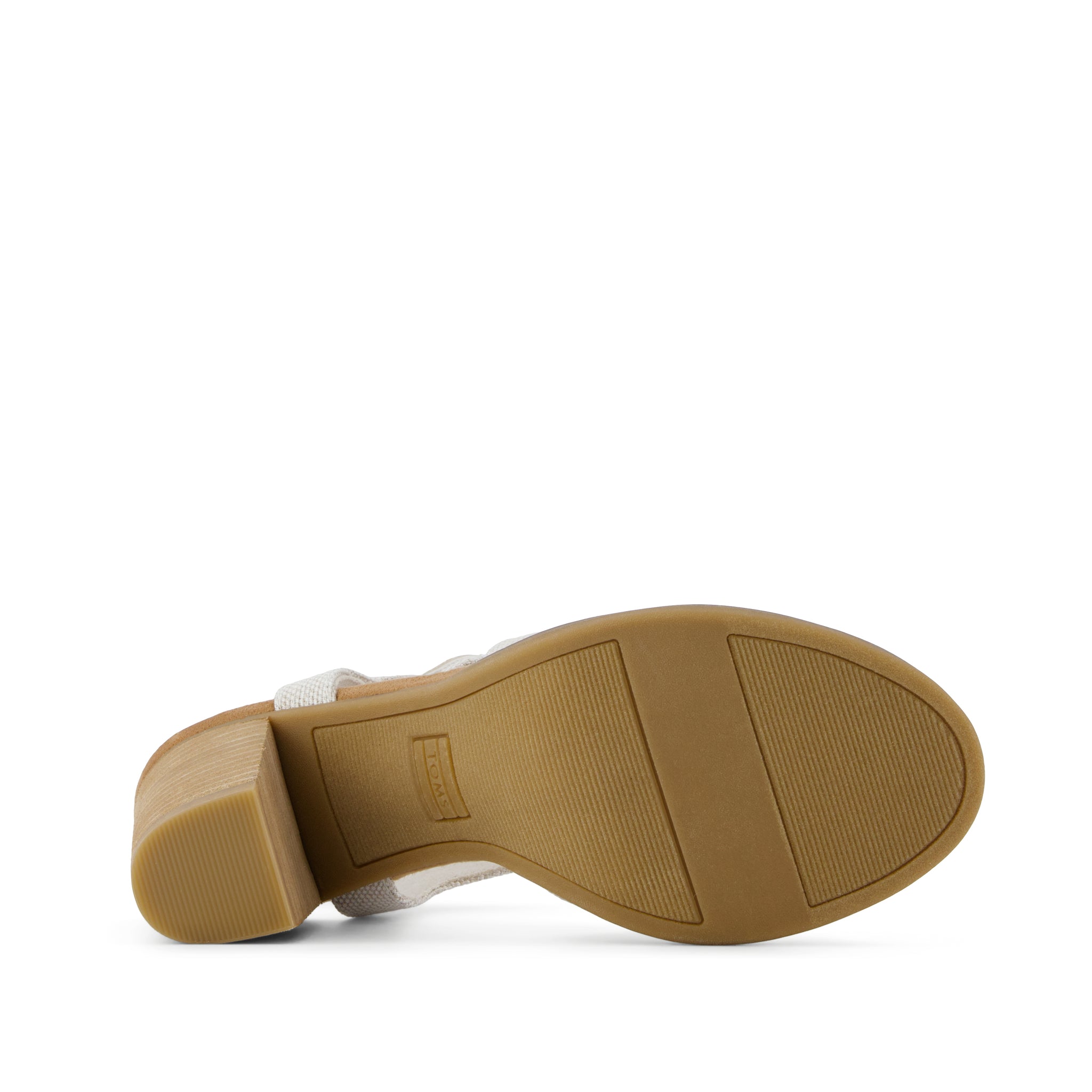 Majorca Ankle Strap Heeled Sandal Natural Yarn Dye