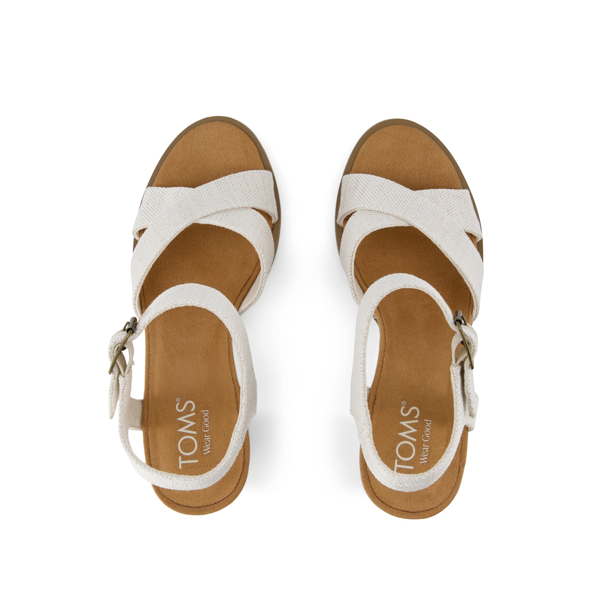 Majorca Ankle Strap Heeled Sandal Natural Yarn Dye