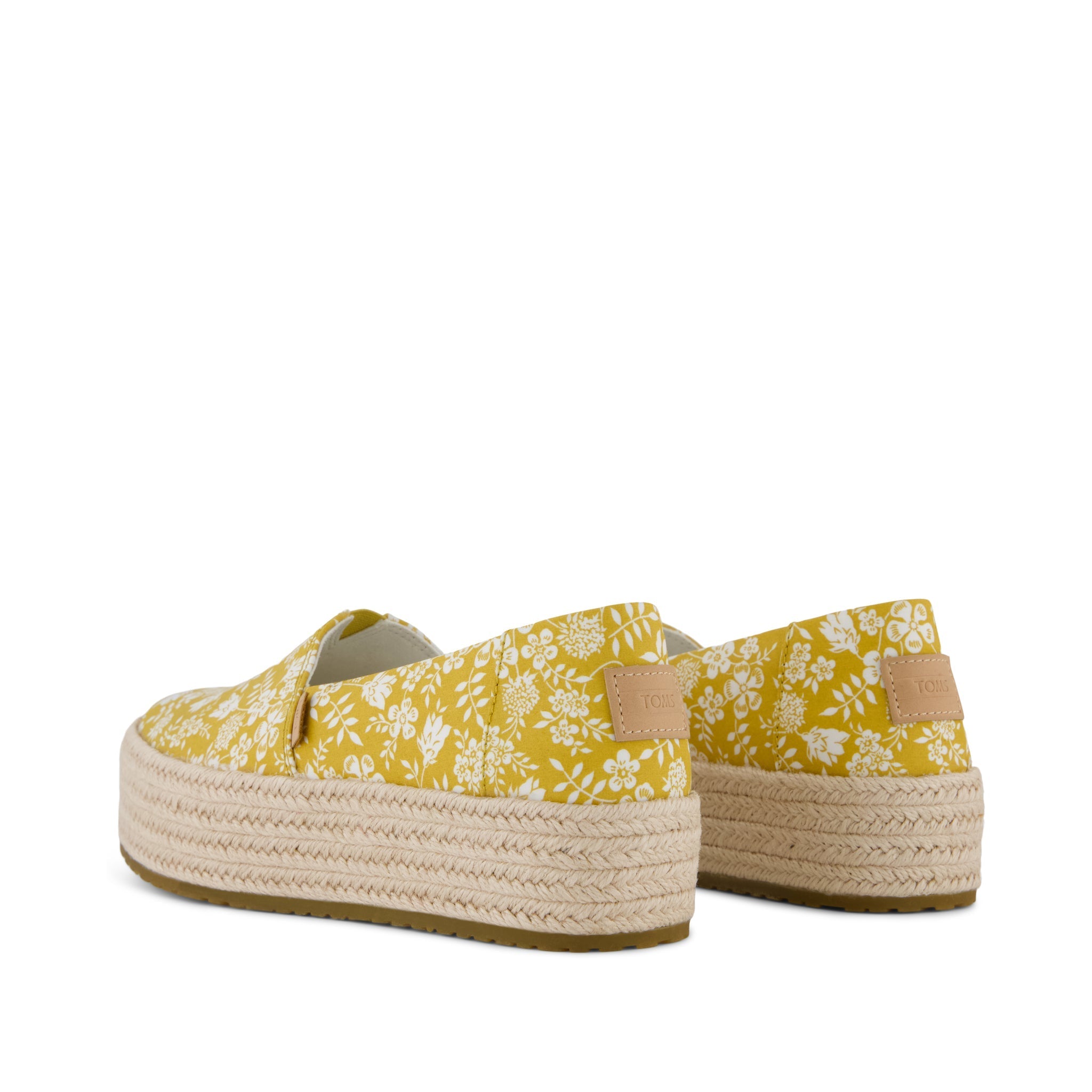 Valencia Platform Espadrille Golden Honey Edenham Shadow Print