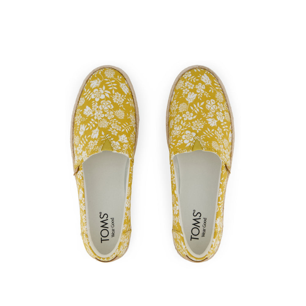 Valencia Platform Espadrille Golden Honey Edenham Shadow Print