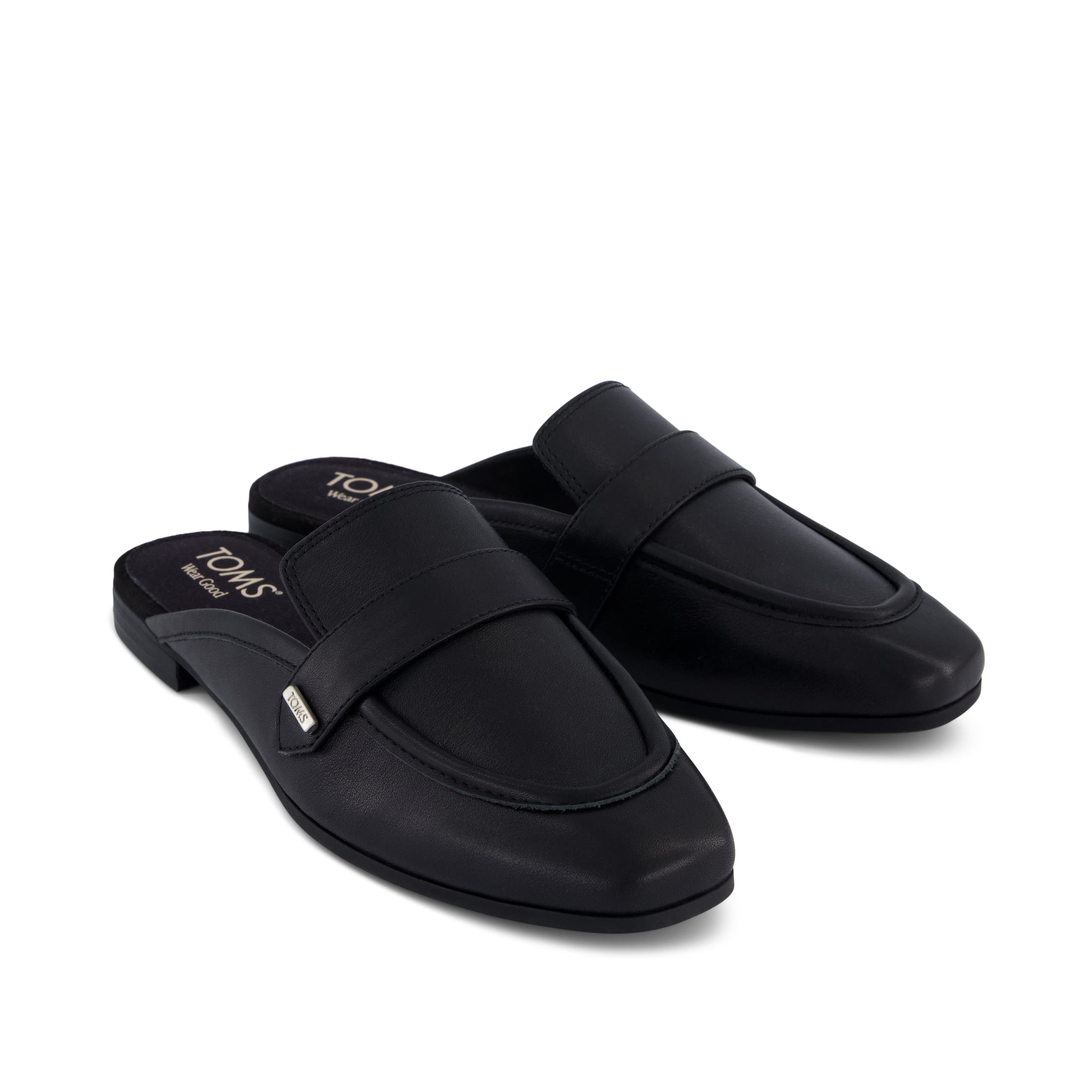 Lynette Mule Black Leather