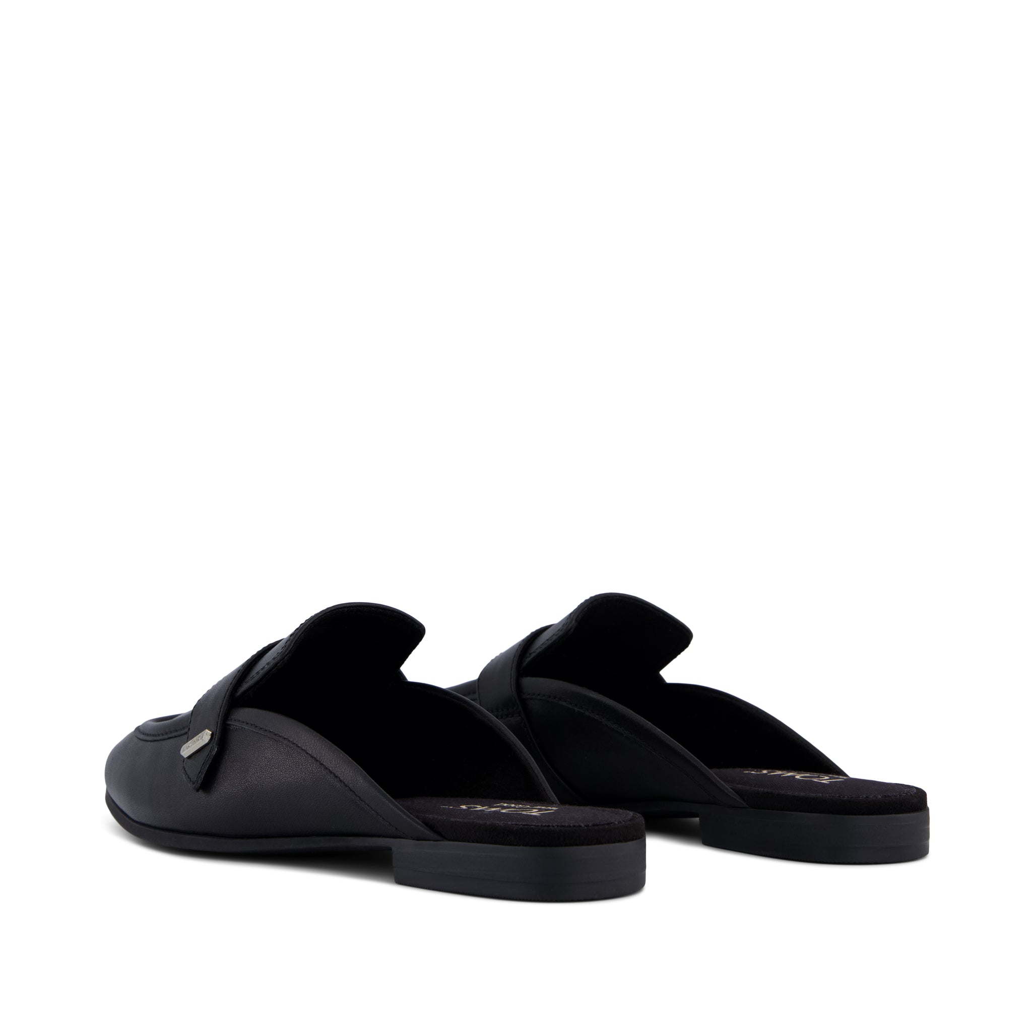 Lynette Mule Black Leather