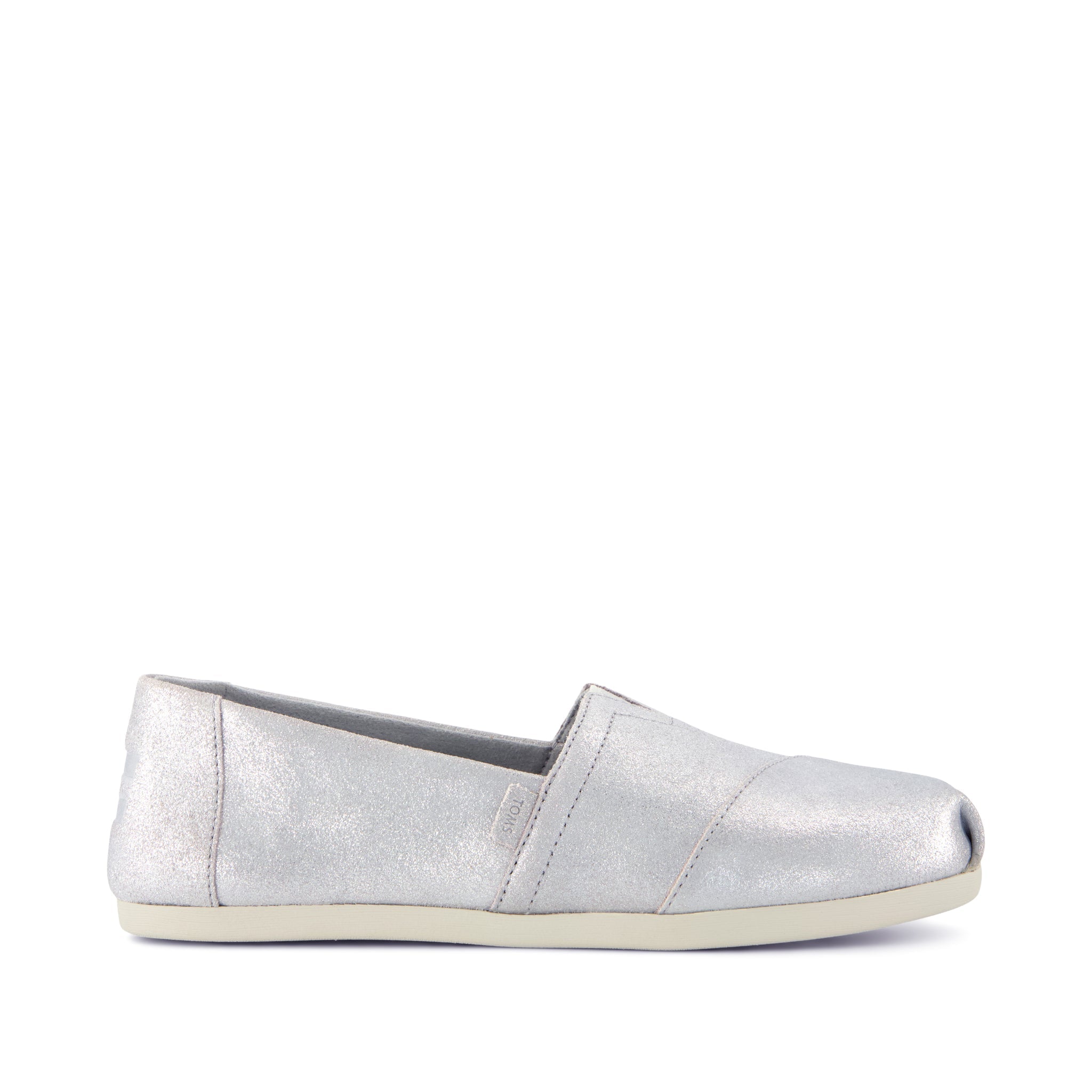 Alpargata Classic Light Grey Metallic Suede