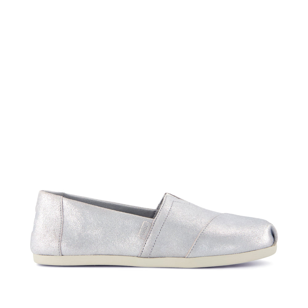 Alpargata Classic Light Grey Metallic Suede