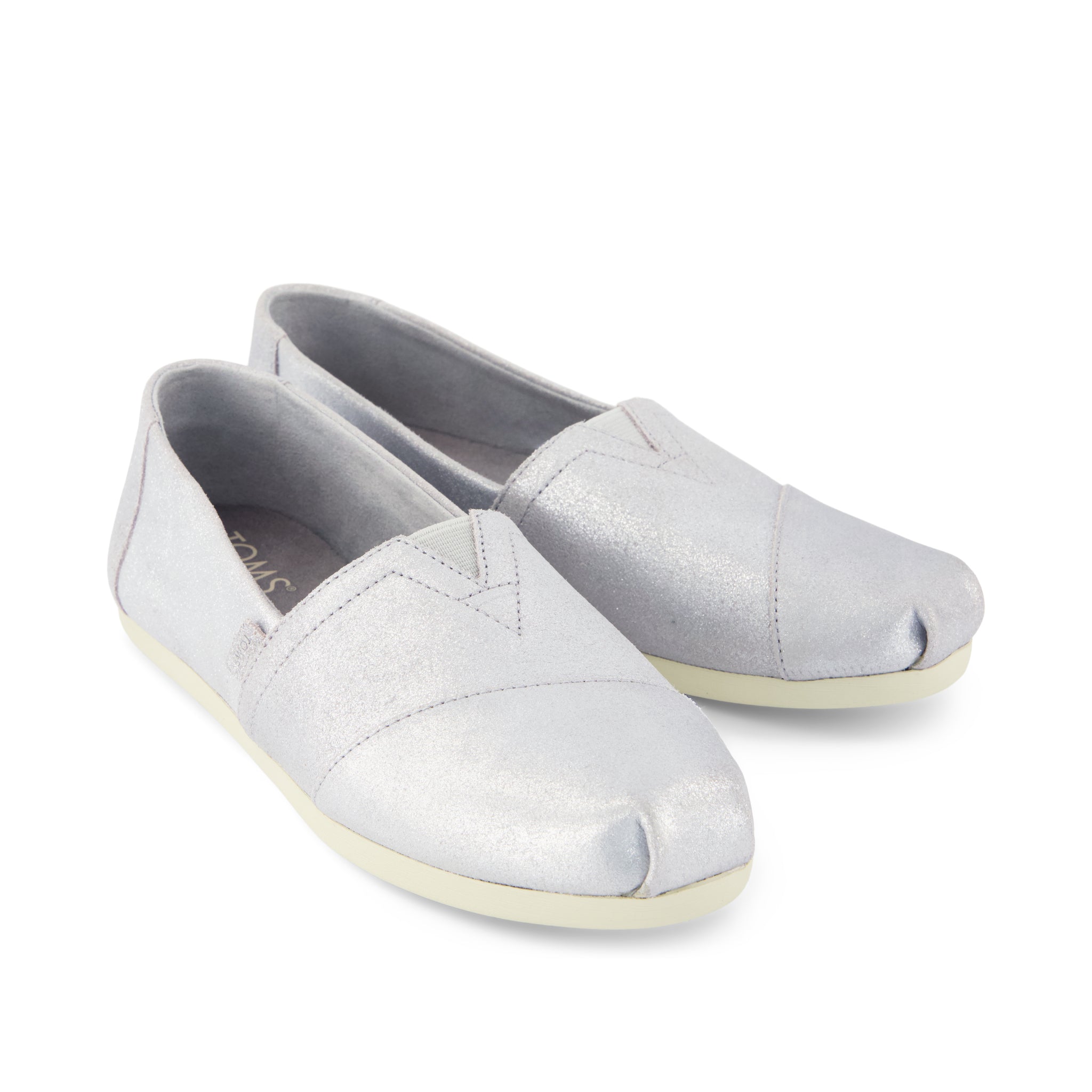Alpargata Classic Light Grey Metallic Suede