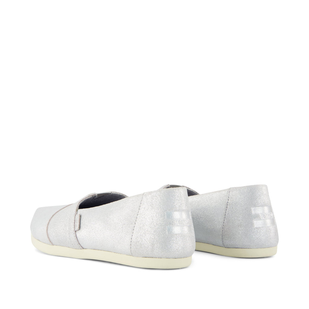 Alpargata Classic Light Grey Metallic Suede