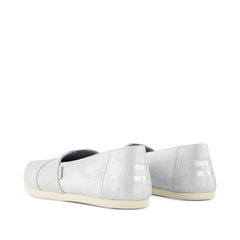 Alpargata Classic Light Grey Metallic Suede