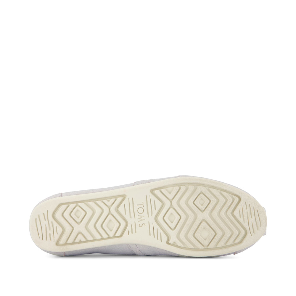 Alpargata Classic Light Grey Metallic Suede