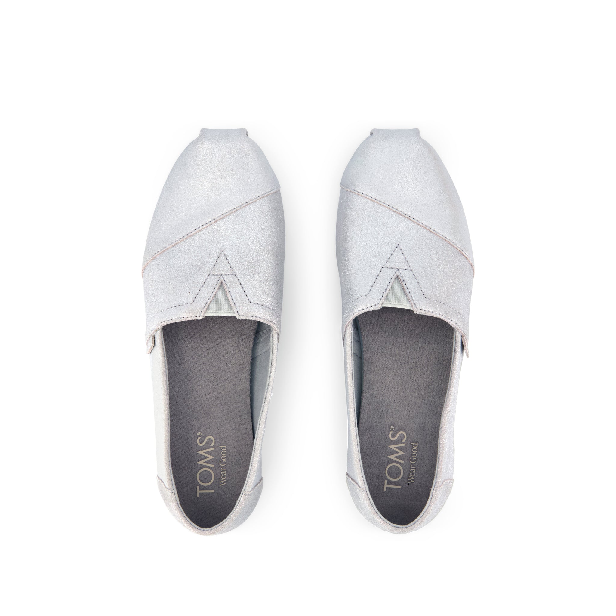 Alpargata Classic Light Grey Metallic Suede