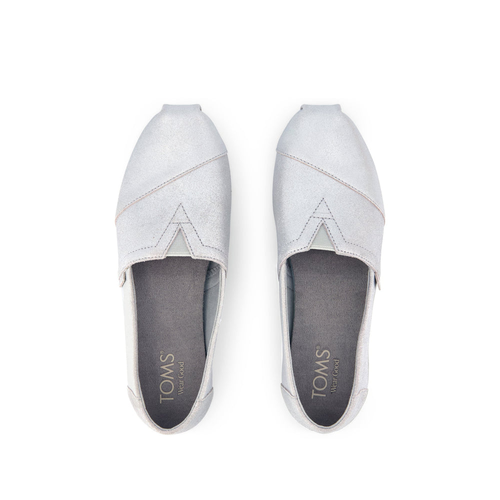 Alpargata Classic Light Grey Metallic Suede