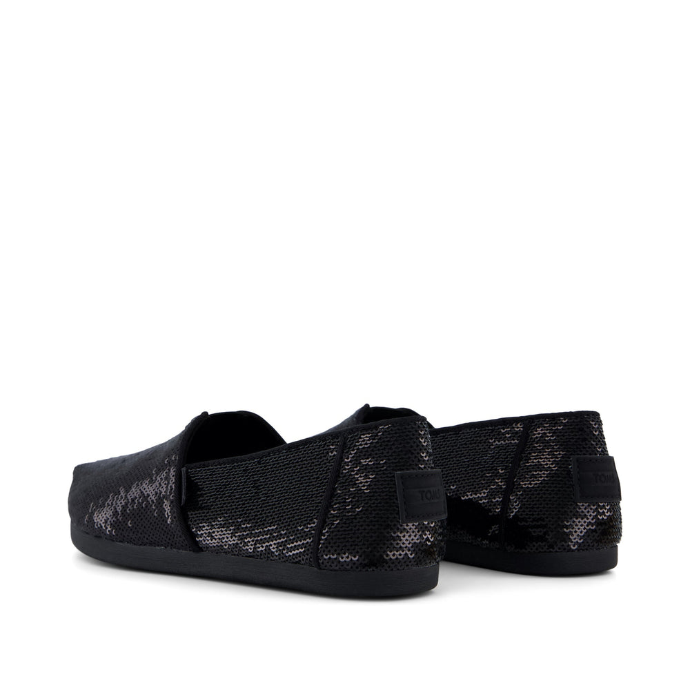 Alpargata Classic Black Metallic Sequins