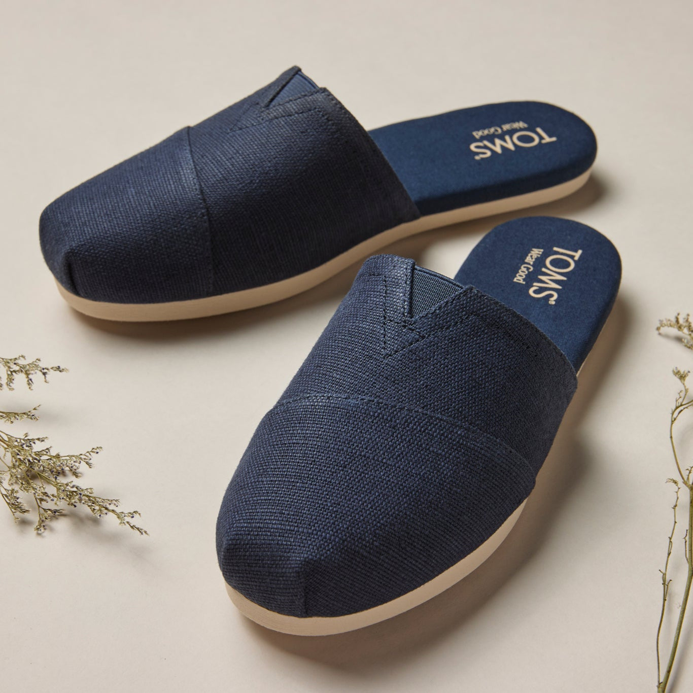 Alpargata Mule Navy Heritage Canvas