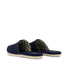 Alpargata Mule Navy Heritage Canvas