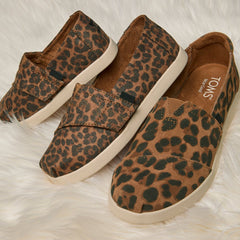 Alpargata Plus Brown Sugar Leopard Print Suede