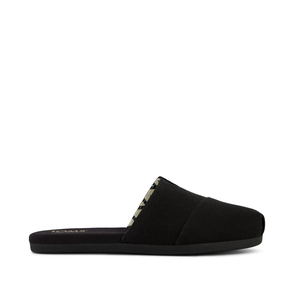 Alpargata Mule All Black Heritage Canvas
