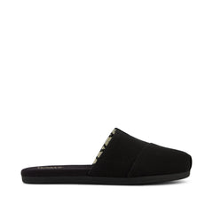 Alpargata Mule All Black Heritage Canvas