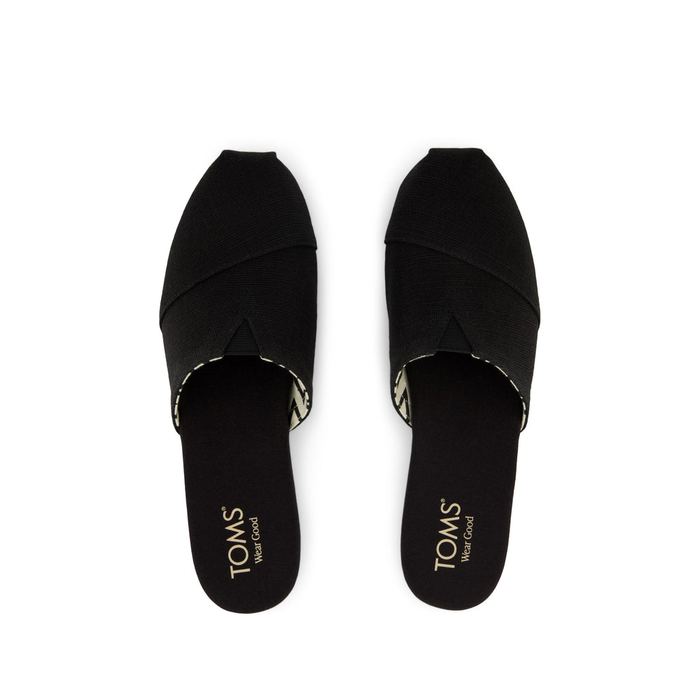 Alpargata Mule All Black Heritage Canvas