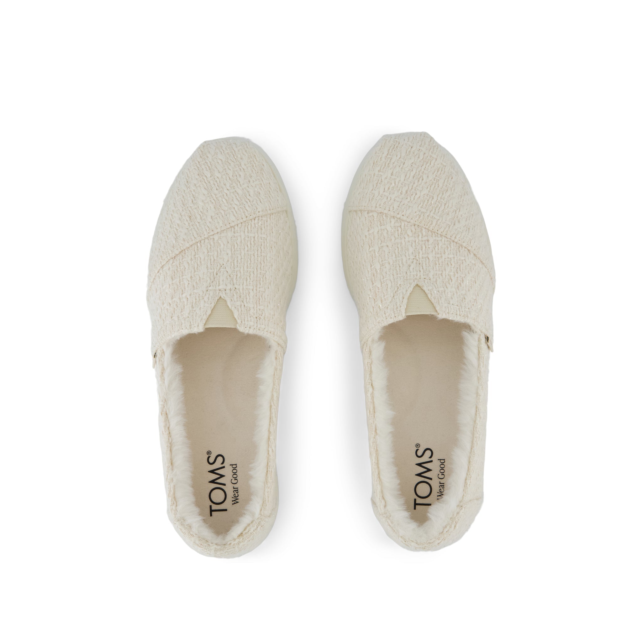 Alpargata Plus Light Sand Metallic Faux Fur