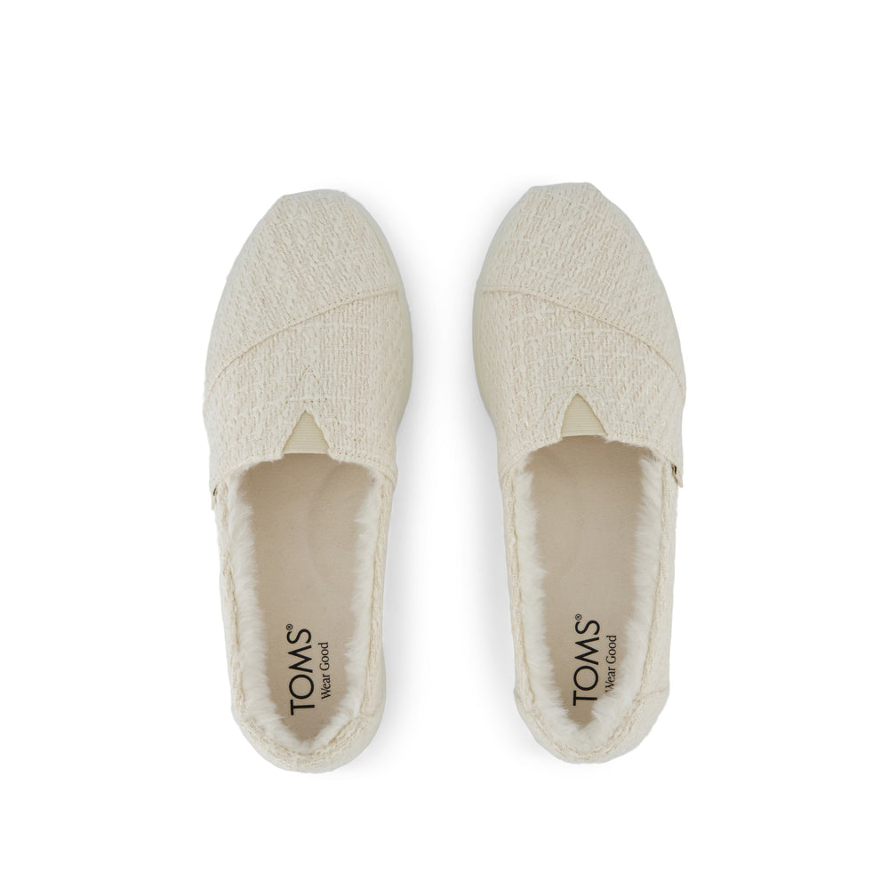 Alpargata Plus Light Sand Metallic Faux Fur