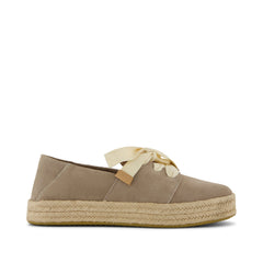 Carolina Lace-Up Espadrille Dune Suede