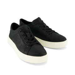 Kameron Lace-Up Sneaker Black Metallic Suede